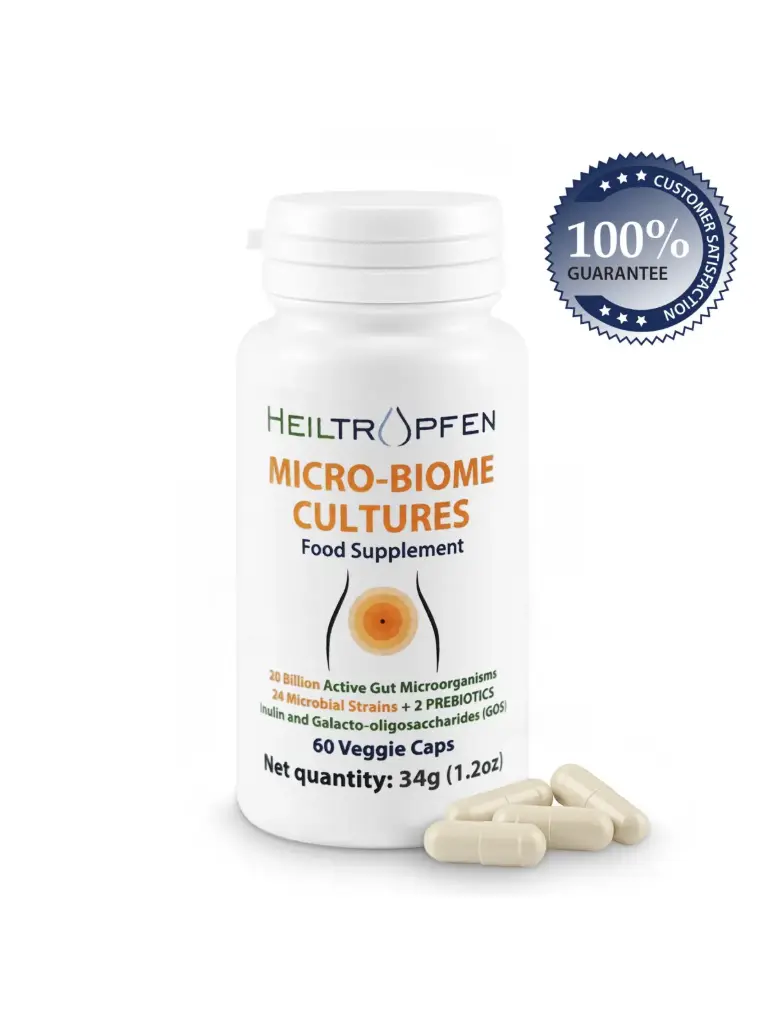 Heiltropfen probiotik Micro Biome Cultures (60 rastlinskih kapsul)