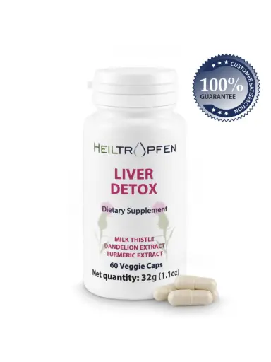 [22.19.705.01.002] Heiltropfen razstrupljanje jeter "Liver Detox" (60 rastlinskih kapsul)